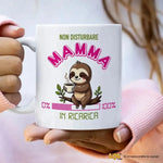 Tazza Divertente "Non Disturbare Mamma in Ricarica" - Mug Simpatica-Tazze Personalizzate-Lol T-shirt