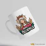 Tazza Divertente "Santa Pazienza" - Mug Simpatica in Ceramica-Tazze Personalizzate-Lol T-shirt