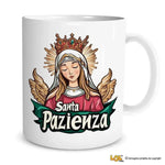 Tazza Divertente "Santa Pazienza" - Mug Simpatica in Ceramica-Tazze Personalizzate-Lol T-shirt
