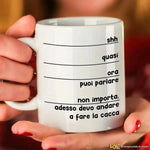 Tazza Divertente "Shh" in Ceramica 325ml-Tazze Personalizzate-Lol T-shirt