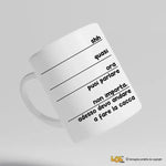 Tazza Divertente "Shh" in Ceramica 325ml-Tazze Personalizzate-Lol T-shirt