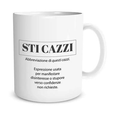 Tazza Divertente Sti Cazzi-Tazze Personalizzate-Lol T-shirt