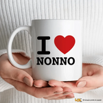 Tazza I Love Nonno o Nonna – Idea Regalo per i Nonni, Festa dei Nonni-Tazze Personalizzate-Lol T-shirt
