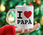 Tazza I Love Papà-Tazze Personalizzate-Lol T-shirt