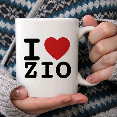 Tazza I Love Zio o Zia-Tazze Personalizzate-Lol T-shirt