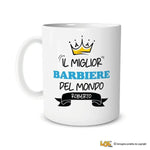 Tazza Il Miglior Barbiere Del Mondo Personalizzata con Nome-Tazze Personalizzate-Lol T-shirt