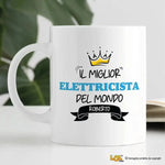 Tazza Il Miglior Elettricista Del Mondo Personalizzata con Nome-Tazze Personalizzate-Lol T-shirt