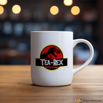 Tazza Jurassic Tea Rex Park-Tazze Personalizzate-Lol T-shirt