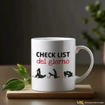 Tazza Kamasutra Divertente – Check List del Giorno – Idea Regalo Sexy per Coppie-Tazze Personalizzate-Lol T-shirt