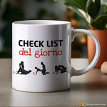 Tazza Kamasutra Divertente – Check List del Giorno – Idea Regalo Sexy per Coppie-Tazze Personalizzate-Lol T-shirt