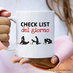 Tazza Kamasutra Divertente – Check List del Giorno – Idea Regalo Sexy per Coppie-Tazze Personalizzate-Lol T-shirt