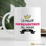 Tazza La Miglior Imprenditrice Del Mondo Personalizzata con Nome-Tazze Personalizzate-Lol T-shirt