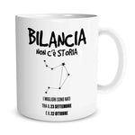 Tazza Oroscopo Bilancia Segno Zodiacale Costellazione-Tazze Personalizzate-Lol T-shirt