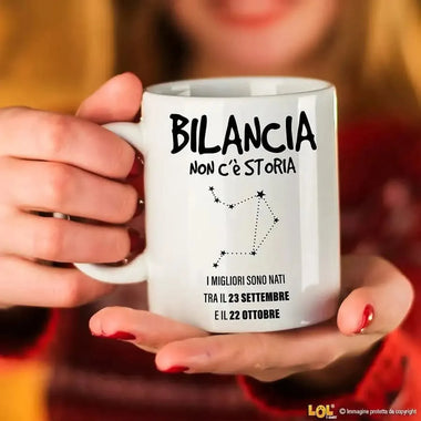Tazza Oroscopo Bilancia Segno Zodiacale Costellazione-Tazze Personalizzate-Lol T-shirt