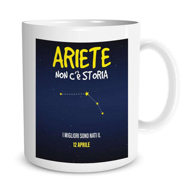 Tazza Oroscopo Segno Zodiacale Ariete Con Data Personalizzata-Tazze Personalizzate-Lol T-shirt