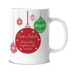 Tazza Personalizzata Buon Natale alla Maestra Migliore del Mondo-Tazze Personalizzate-Lol T-shirt