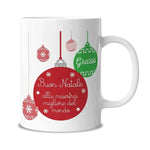 Tazza Personalizzata Buon Natale alla Maestra Migliore del Mondo-Tazze Personalizzate-Lol T-shirt