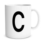 Tazza Personalizzata con iniziale del tuo nome-Tazze Personalizzate-Lol T-shirt
