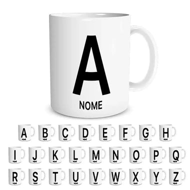 Tazza Personalizzata con iniziale e nome-Tazze Personalizzate-Lol T-shirt