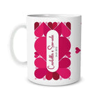 Tazza Personalizzata con Nomi e Data con Cuori-Tazze Personalizzate-Lol T-shirt