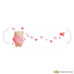 Tazza Personalizzata Con Nomi e Orsetto-Tazze Personalizzate-Lol T-shirt