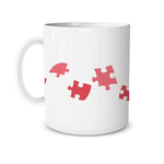 Tazza Personalizzata Con Nomi e Puzzle-Tazze Personalizzate-Lol T-shirt
