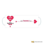 Tazza Personalizzata con Nomi Happy Valentine's Day-Tazze Personalizzate-Lol T-shirt