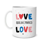 Tazza Personalizzata con Nomi Love-Tazze Personalizzate-Lol T-shirt