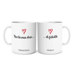 Tazza Personalizzata Coppia Sei la mia dose di felicità-Tazze Personalizzate-Lol T-shirt
