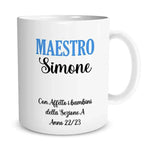 Tazza Regalo Maestro/Maestra-Tazze Personalizzate-Lol T-shirt