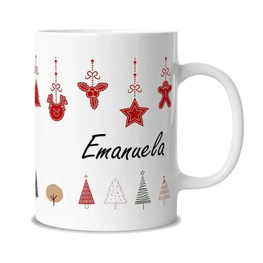 Tazza Regalo Natale e Nome-Tazze Personalizzate-Lol T-shirt