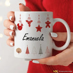 Tazza Regalo Natale e Nome-Tazze Personalizzate-Lol T-shirt