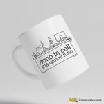 Tazza Simpatica "Sono in Call, Ma Dimmi Tutto" in Ceramica-Tazze Personalizzate-Lol T-shirt