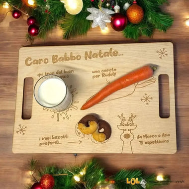 Vassoio Babbo Natale-Vassoio-Lol T-shirt