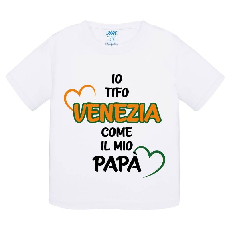 Lol T-Shirt T-shirt 0 anni Io tifo Venezia come il mio papà