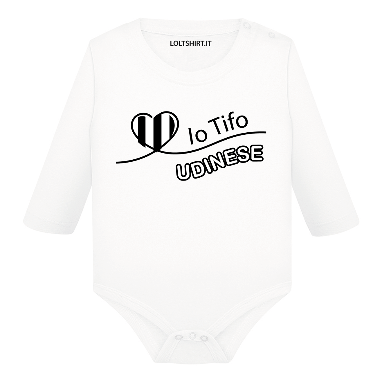 Lol T-Shirt Body per bimbi Io tifo Udinese