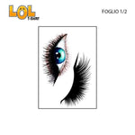 Adesivo Murale Sguardo Donna-Adesivi decorativi-Lol T-shirt