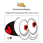 Adesivo WC con stampa fumetto-Adesivi decorativi-Lol T-shirt