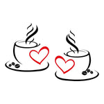 Amore Caffè Cucina-Adesivi decorativi-Lol T-shirt