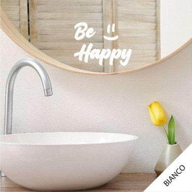 Be Happy-Adesivi decorativi-Lol T-shirt