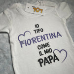 Io tifo Fiorentina come il mio papà