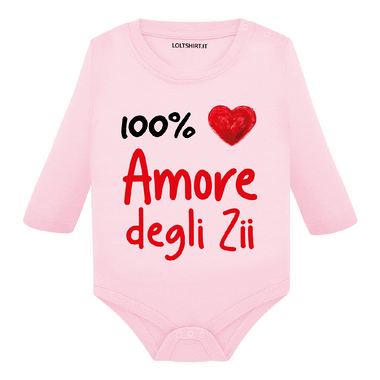 Body per Neonato 100% Amore degli zii-Body per bimbi-Lol T-shirt
