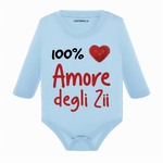 Body per Neonato 100% Amore degli zii-Body per bimbi-Lol T-shirt