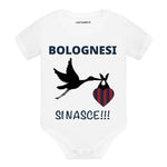 Body per Neonato Bolognesi si nasce-Body per bimbi-Lol T-shirt