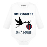 Body per Neonato Bolognesi si nasce-Body per bimbi-Lol T-shirt