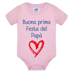 Body per Neonato Buona prima festa del papà-Body per bimbi-Lol T-shirt