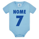 Body per Neonato Calcio (Nome e Numero Personalizzabili)-Body per bimbi-Lol T-shirt