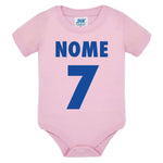 Body per Neonato Calcio (Nome e Numero Personalizzabili)-Body per bimbi-Lol T-shirt