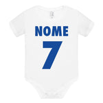 Body per Neonato Calcio (Nome e Numero Personalizzabili)-Body per bimbi-Lol T-shirt