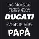 Body per Neonato Da grande avrò una ducati come il mio papà-Body per bimbi-Lol T-shirt